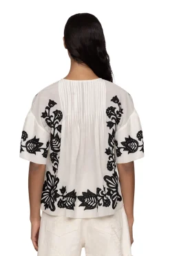 SEA NEW YORK Liliana Applique Top | Shirts & Tops