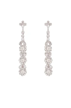 SIMONE ROCHA Long Victorian Pearl & Crystal Drip Earrings | Earrings