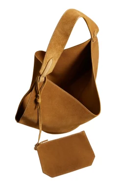 KHAITE Lotus Medium Tote in Mud | Shoulder Bags