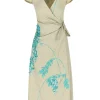 BERNADETTE Mara Embroidered Dress | Midi | Cocktail