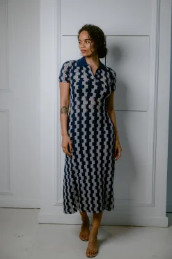 ZANKOV Margerite Polo Wool Knit Midi Dress | Maxi | Day