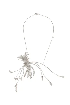 DRIES VAN NOTEN Metal Flower Necklace | Necklaces