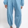 RACHEL COMEY Mona Pant | Denim | Statement Sets