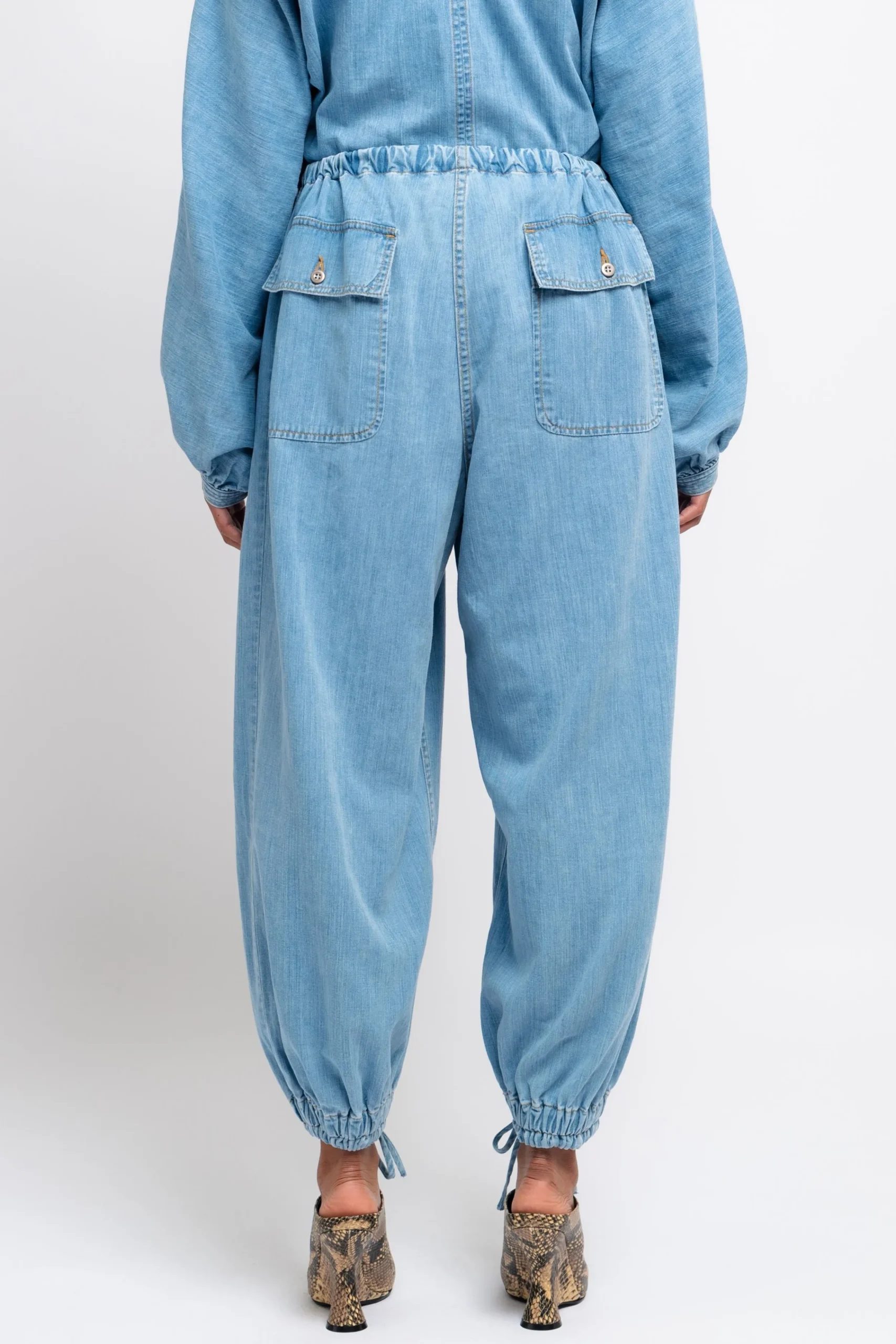 RACHEL COMEY Mona Pant | Denim | Statement Sets