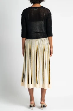 FORTE FORTE Organic Cotton Blend Rib Knit Cardigan | Sweaters