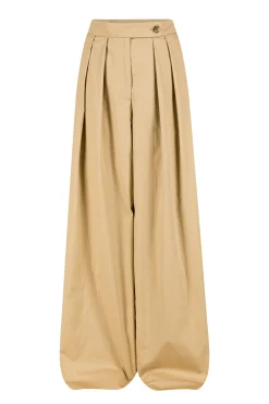 DRIES VAN NOTEN Pamplona Khaki Wide Leg Pants | Skirts & Shorts