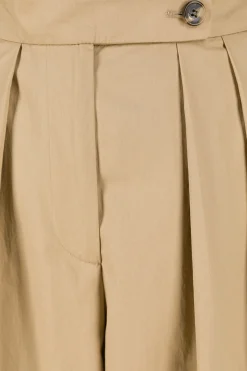 DRIES VAN NOTEN Pamplona Khaki Wide Leg Pants | Skirts & Shorts
