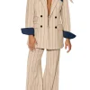 ROSIE ASSOULIN Paneled & Piped Flare Pant | Pants | Statement Sets
