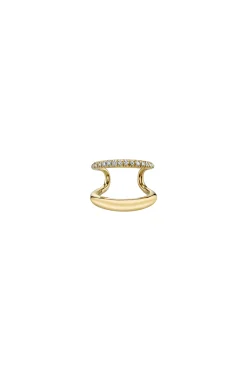 GABRIELA ARTIGAS Pave Twin Tusk Earcuff | Earrings | Fine Jewelry