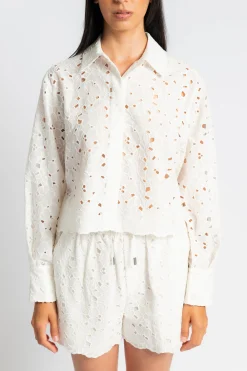 SIMKHAI Penelope Long Sleeve Shirt | Statement Sets | Shirts & Tops