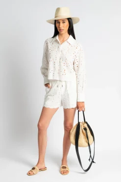 SIMKHAI Penelope Long Sleeve Shirt | Statement Sets | Shirts & Tops