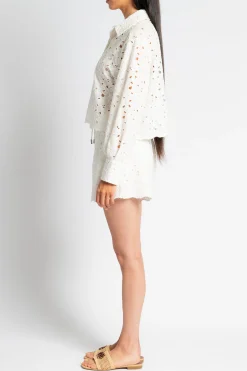 SIMKHAI Penelope Long Sleeve Shirt | Statement Sets | Shirts & Tops