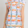 STELLA JEAN Printed Button Down Shirt | Statement Sets | Shirts & Tops