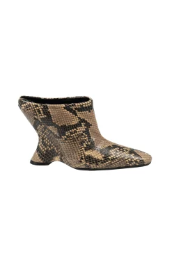 DRIES VAN NOTEN Pull Python Mules | Pumps