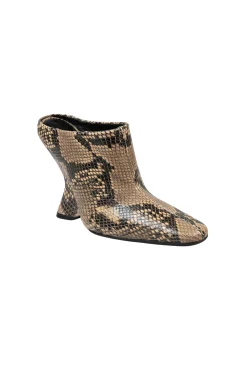 DRIES VAN NOTEN Pull Python Mules | Pumps