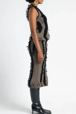 DIOTIMA Roaring Fringe Knit Top in | Statement Sets | Shirts & Tops