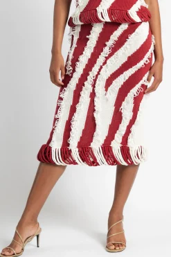 DIOTIMA Roaring Fringe Skirt in | Statement Sets | Skirts & Shorts