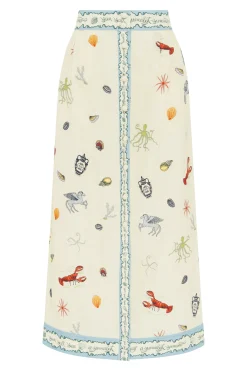 ALEMAIS Sandy Embroidered Skirt | Skirts & Shorts