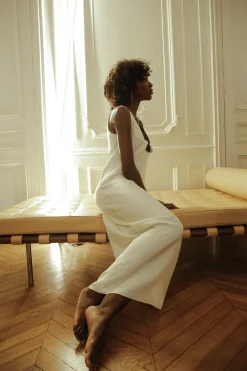 ROHE Scoop-Neck Silk Lace Dress | Midi | Cocktail