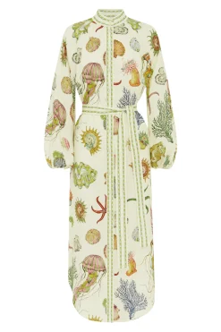 ALEMAIS Sea House Shirtdress | Midi | Day