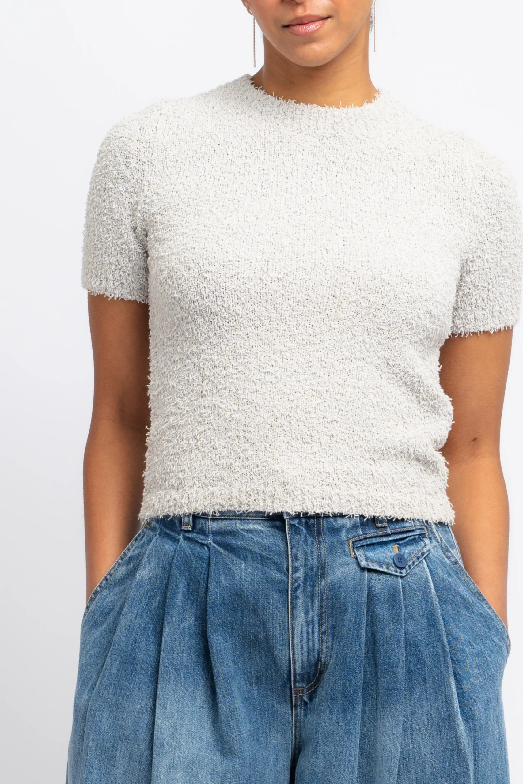 TIBI Serviette Baby Tee | Shirts & Tops
