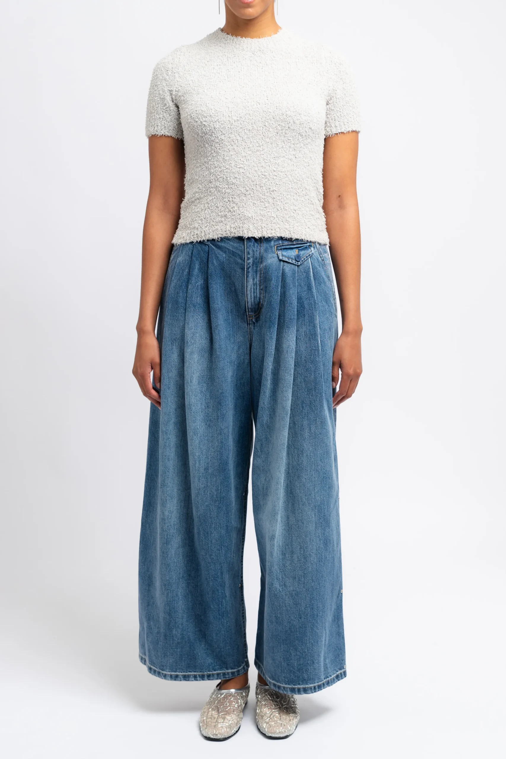 TIBI Serviette Baby Tee | Shirts & Tops