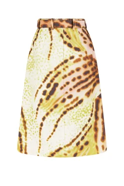 DRIES VAN NOTEN Sheraz Belted Print Skirt | Skirts & Shorts