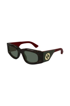 GUCCI Shiny Dark Havana Sunglasses | Sunglasses