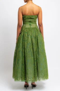 ERDEM Sleeveless Full Skirt Midi Dress | Midi | Black Tie