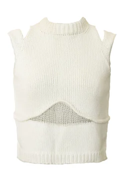 AISLING CAMPS Steph Knit Crop Top | Shirts & Tops