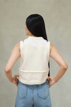 AISLING CAMPS Steph Knit Crop Top | Shirts & Tops