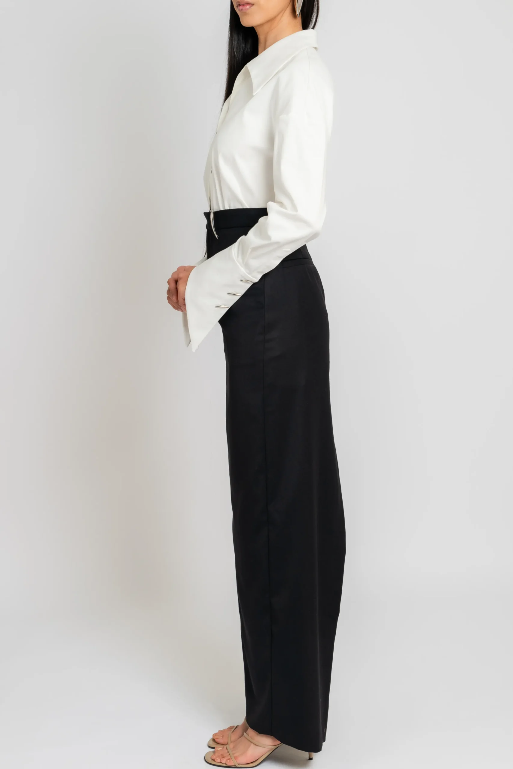 GRACE LING Stitched Oversized Wrap Shirt | Shirts & Tops