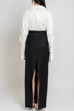 GRACE LING Stitched Oversized Wrap Shirt | Shirts & Tops