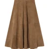 ROHE Suede A-Line Skirt | Skirts & Shorts