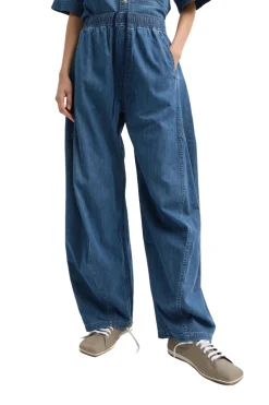 TIBI Summer Denim Classic Wash Winslow Pant | Denim