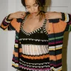 ZANKOV Suri Wool Stripe Cardigan | Sweaters