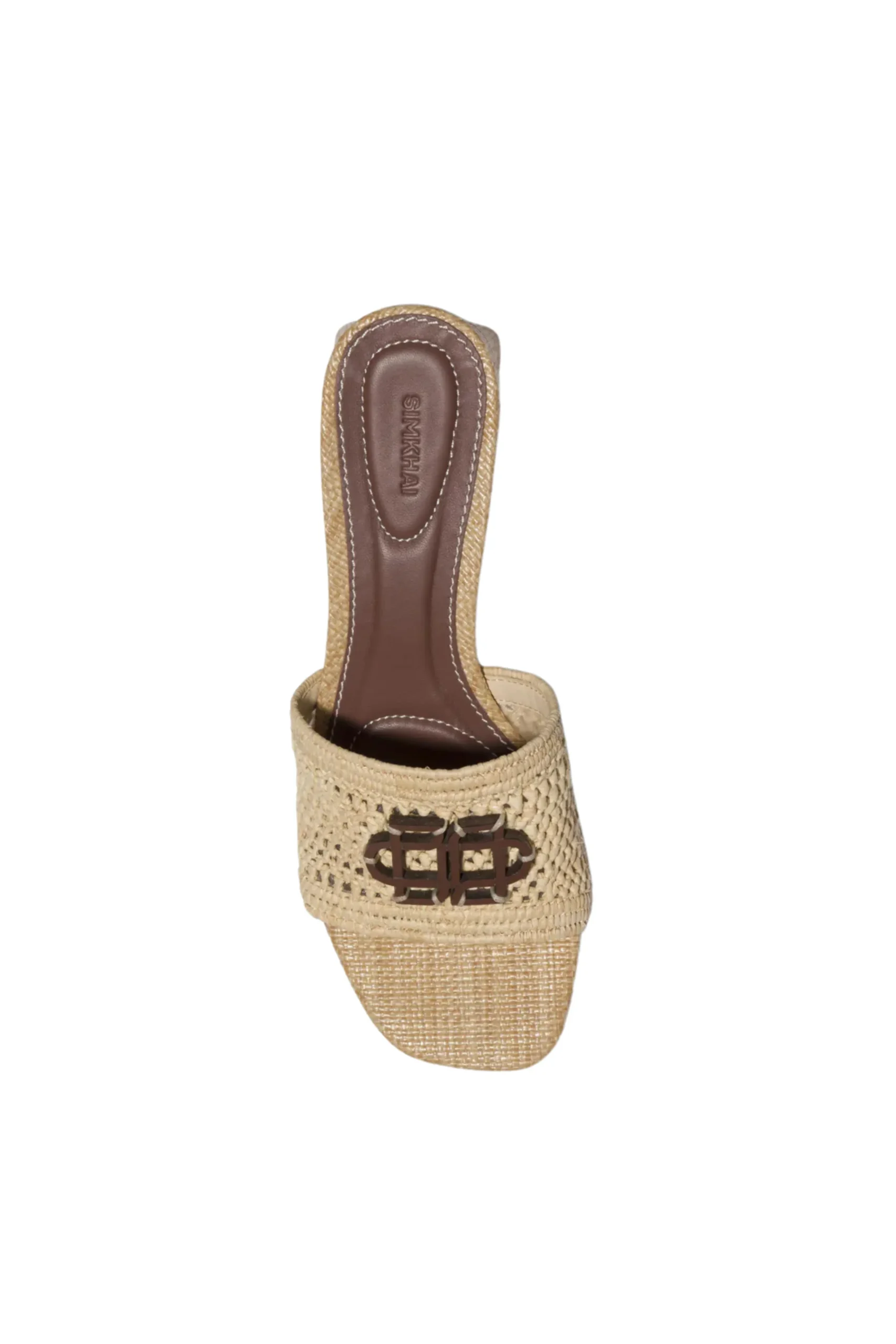SIMKHAI Sydney Raffia Block Heel Sandal | Sandals
