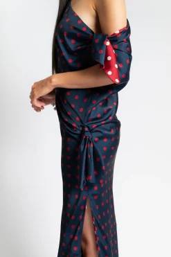 MARINA MOSCONE Tabard Tie Dress | Prints