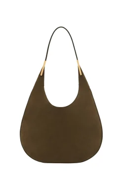 SAVETTE The Florence Hobo in Suede | Shoulder Bags