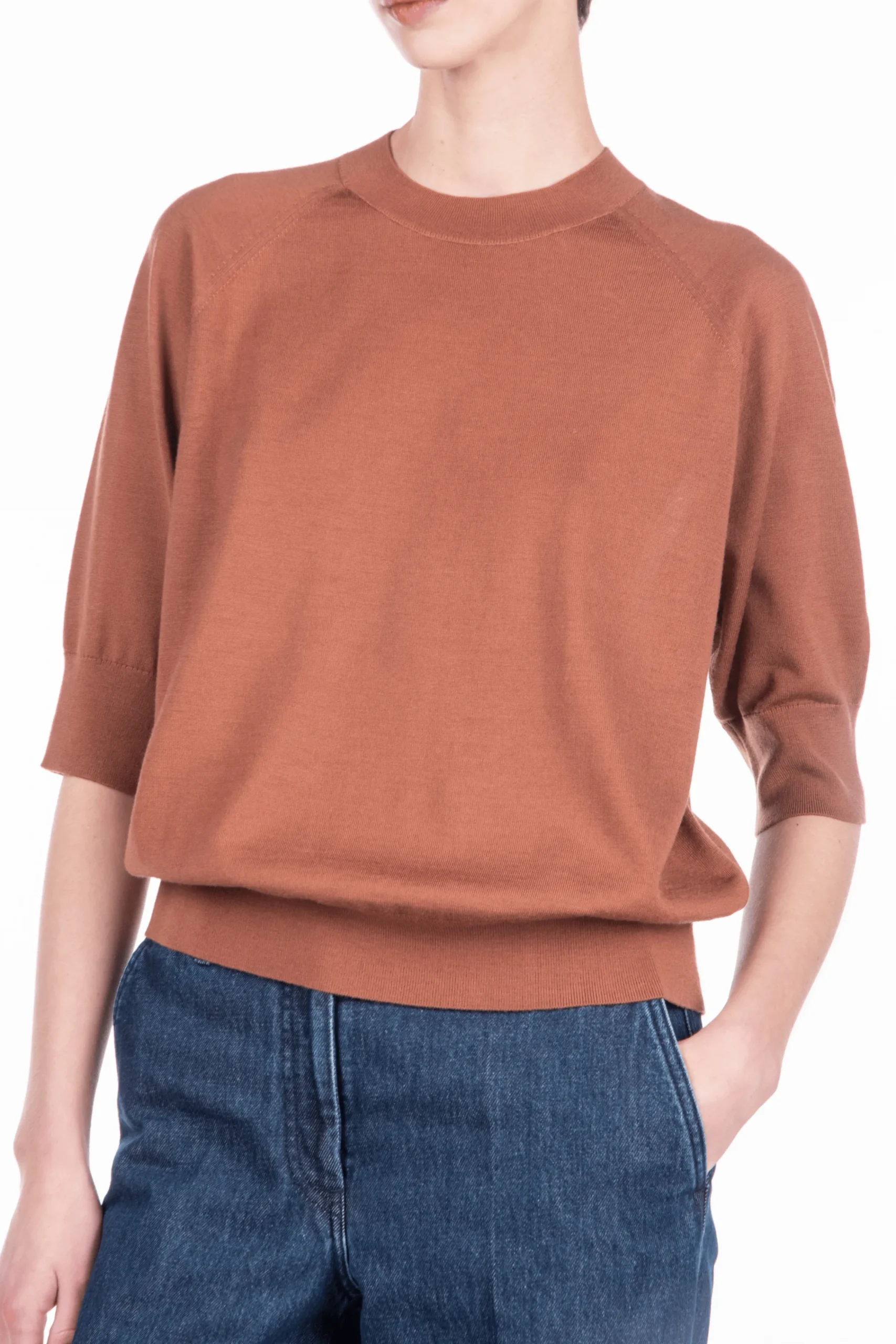 DRIES VAN NOTEN Tuan Rust Merino Wool Sweater | Sweaters