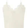 ROHE V-neck Silk Lace Top | Shirts & Tops