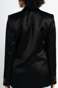KHAITE Willow Satin Blazer | Coats & Jackets
